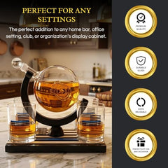 Police Officers Decanter - Whiskey and Wine Set 850ml-3