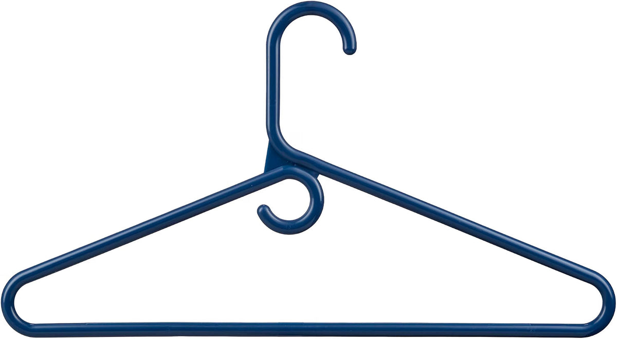Navy Heavy Duty Hangers with Hooks (Carton of 100 Hangers)-2
