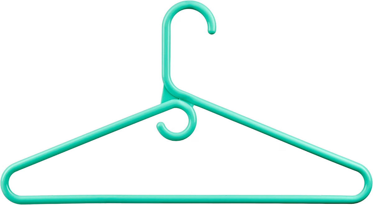 Aqua Heavy Duty Hangers with Hooks (Carton of 100 Hangers)-2