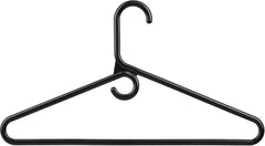 Black Heavy Duty Hangers with Hooks (Carton of 100 Hangers)-2