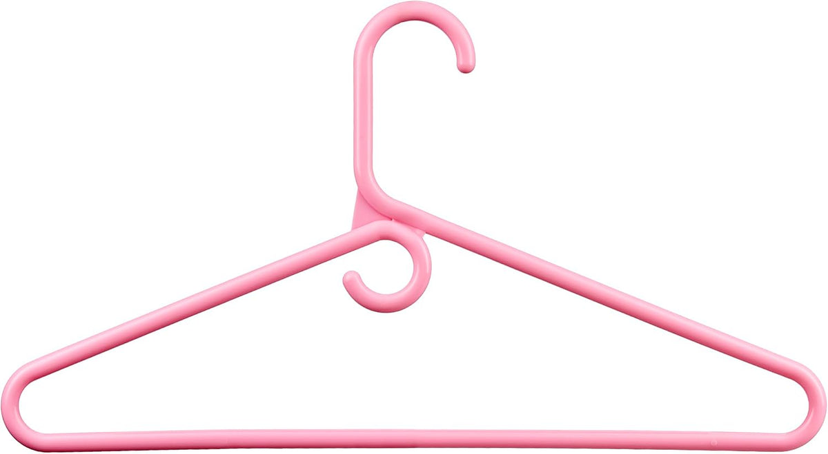 Pink Heavy Duty Hangers with Hooks (Carton of 100 Hangers)-2