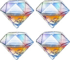 Diamond Iridescent Whiskey and Wine Decanter, 750ml-4