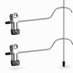 4 Tier Metal Skirt Hangers with Clips - 1 Case (30pcs)-2