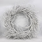 28" White Willow Dried Wreath-3
