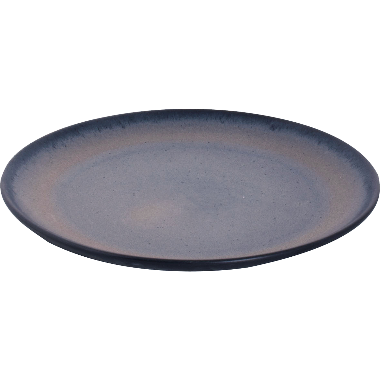[ Set of 6 ] Plate Palmer Houston 11 inch Black Stoneware-0