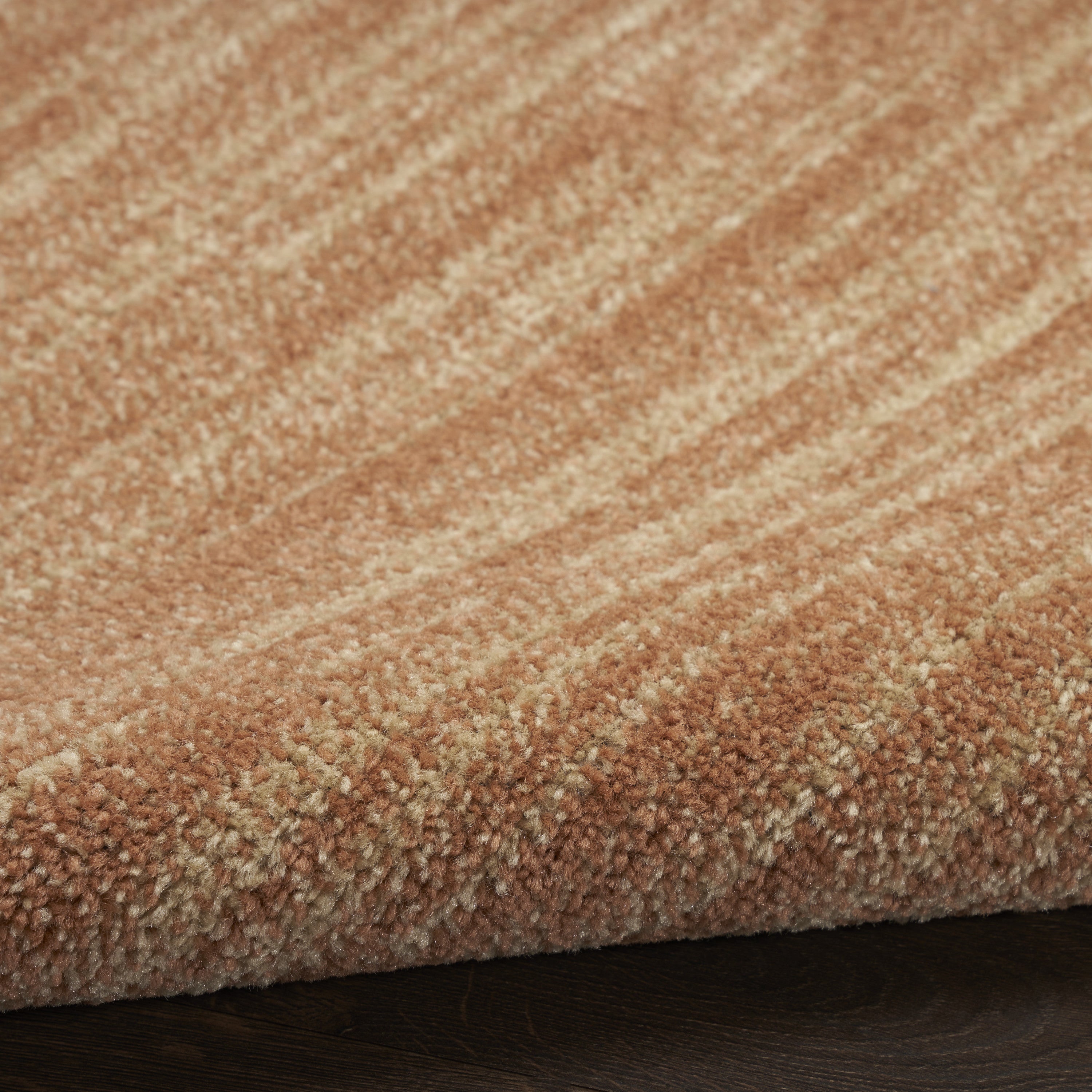 4' X 6' Rust Abstract Indoor Outdoor Area Rug-5