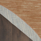 8' Rust Round Abstract Indoor Outdoor Area Rug-5