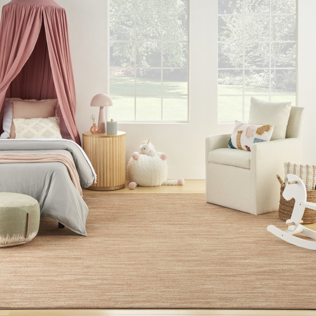 6' X 9' Rust Abstract Indoor Outdoor Area Rug-1