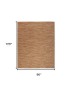 8' X 10' Rust Abstract Indoor Outdoor Area Rug-2
