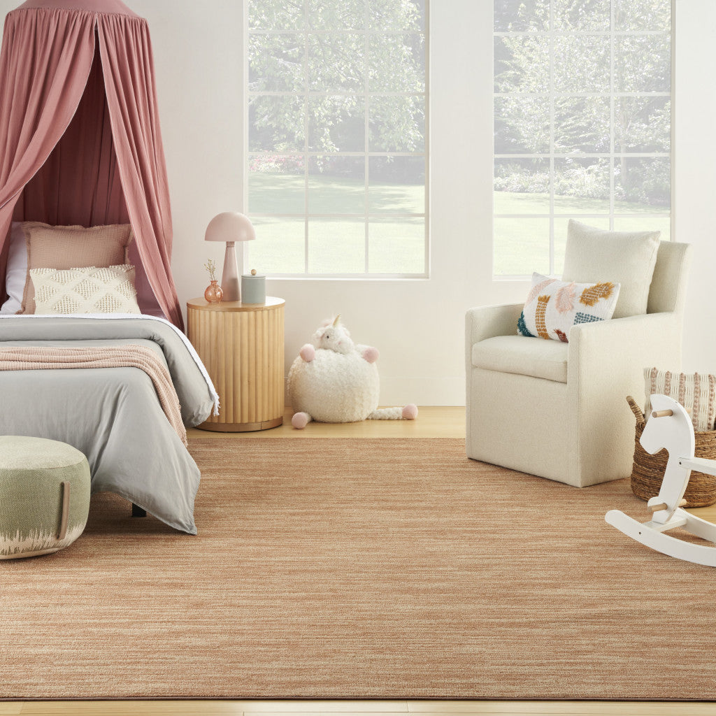 8' X 10' Rust Abstract Indoor Outdoor Area Rug-1