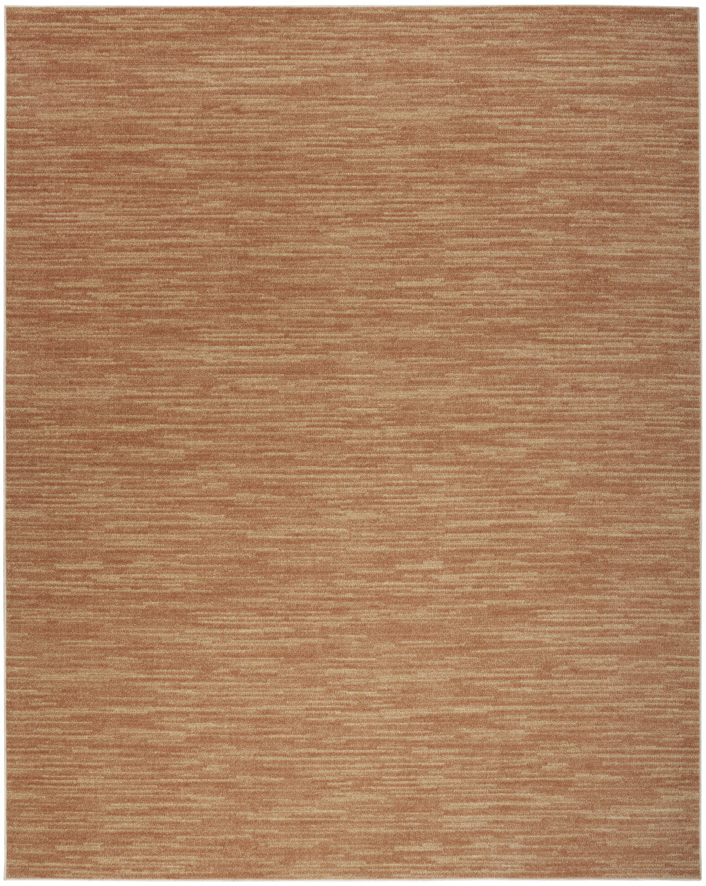 8' X 10' Rust Abstract Indoor Outdoor Area Rug-8