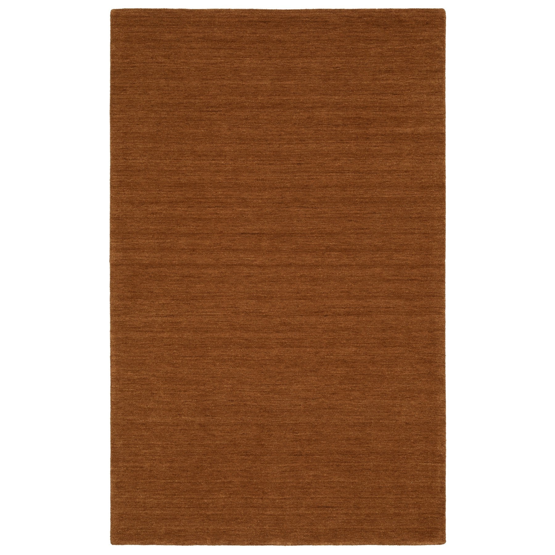 5' X 8' Rust Wool Hand Tufted Area Rug-1