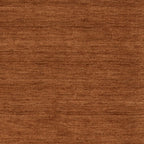 8' Rust Wool Hand Tufted Runner Rug-4