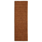 8' Rust Wool Hand Tufted Runner Rug-1