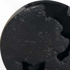 8" Black Hammered Round Aluminum Table Vase-3