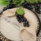 Maison Charlo | Set of 4 Grape Victoria Purple Prime Party Napkin Rings for thanksgiving, events, party, wedding-1