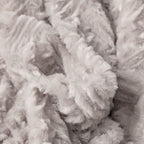 DaDalogy Lavender Grey Faux Fur Sherpa Throw Blanket-2