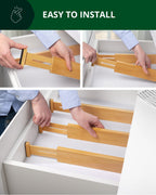 Drawer Dividers 22”, Natural-4