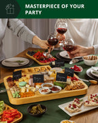 Cheese Board Set with Side Trays-4