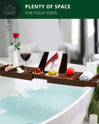 Bathtub Caddy Tray, Brown-4