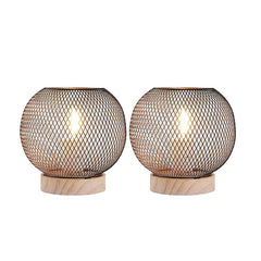 (Set of 2) 7.5''High Battery Powered Table Lamp