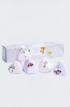 Set of 5 Heart Shaped Shower Steamers Package  - in a Gift Box - Can be personalized-1