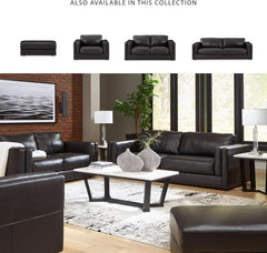 Contemporary Black Cushioned Rectangular Ottoman Finish-4