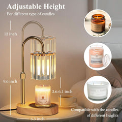 Candle Warmer Lamp With Extended Adjustable Height-2