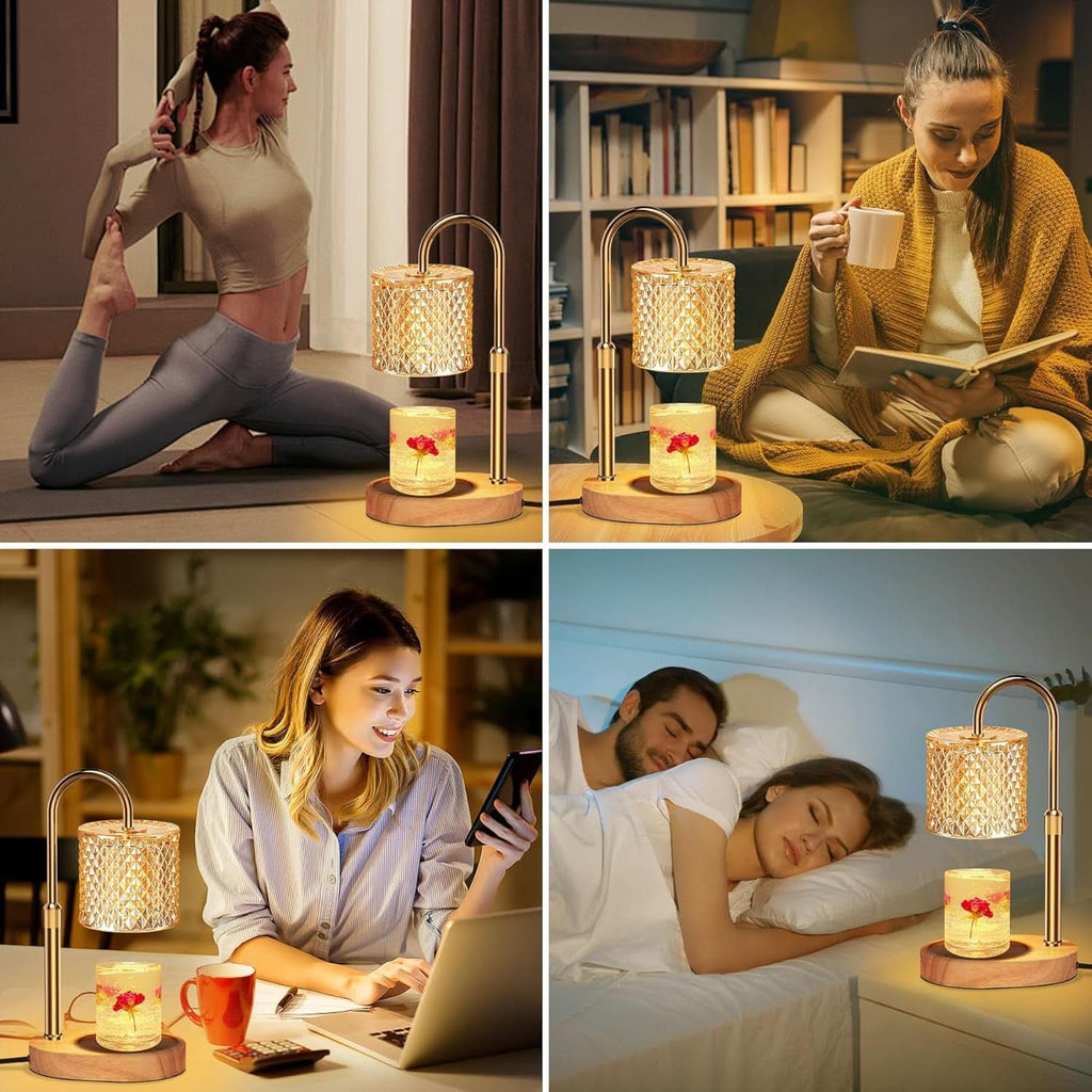 Height Adjustable Candle Warmer Lamp Dimmer Control