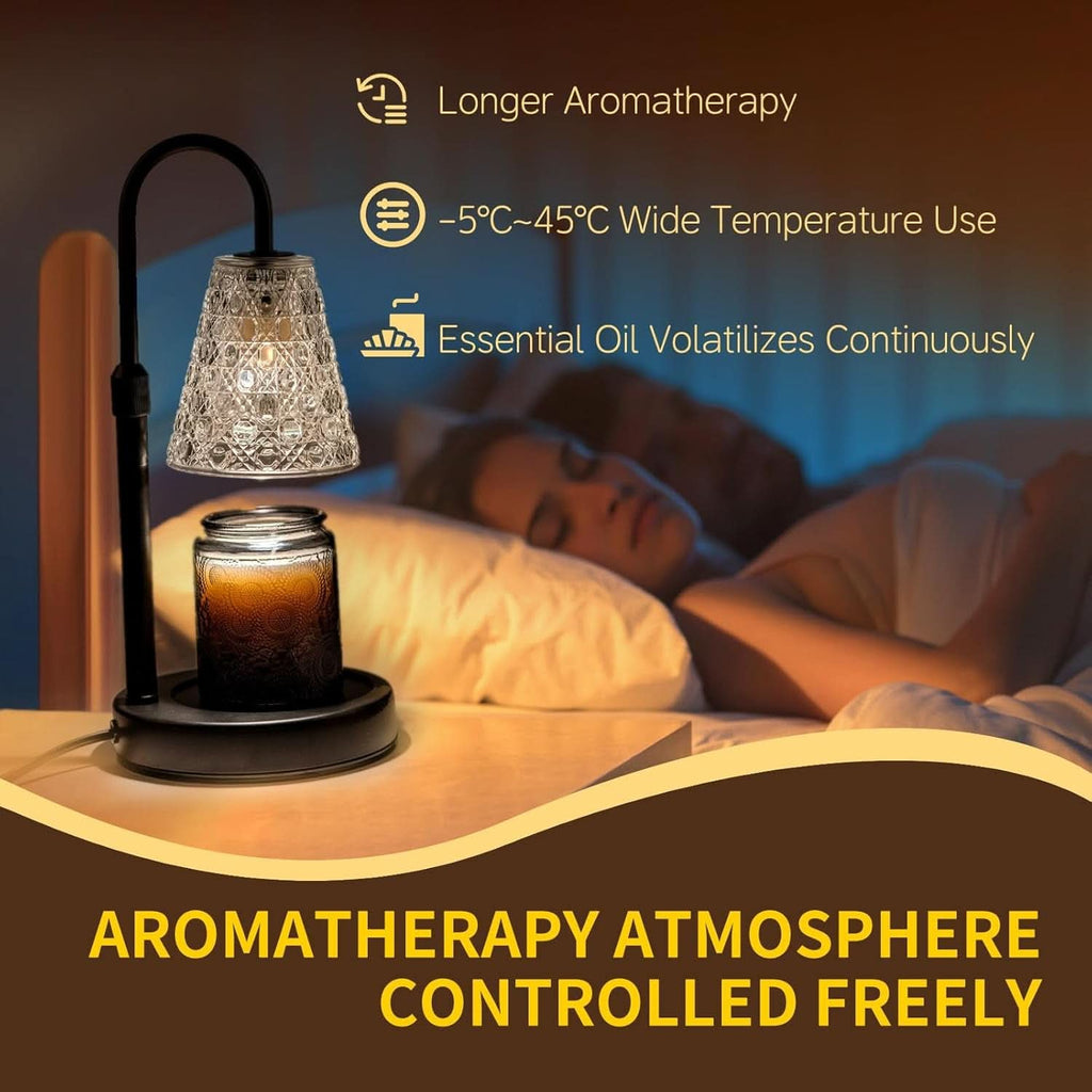 Candle Warmer Lamp With Programmable Timer Dimmable