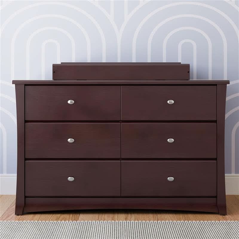 Crescent 6 Drawer Dresser Espresso GREENGUARD Gold-3
