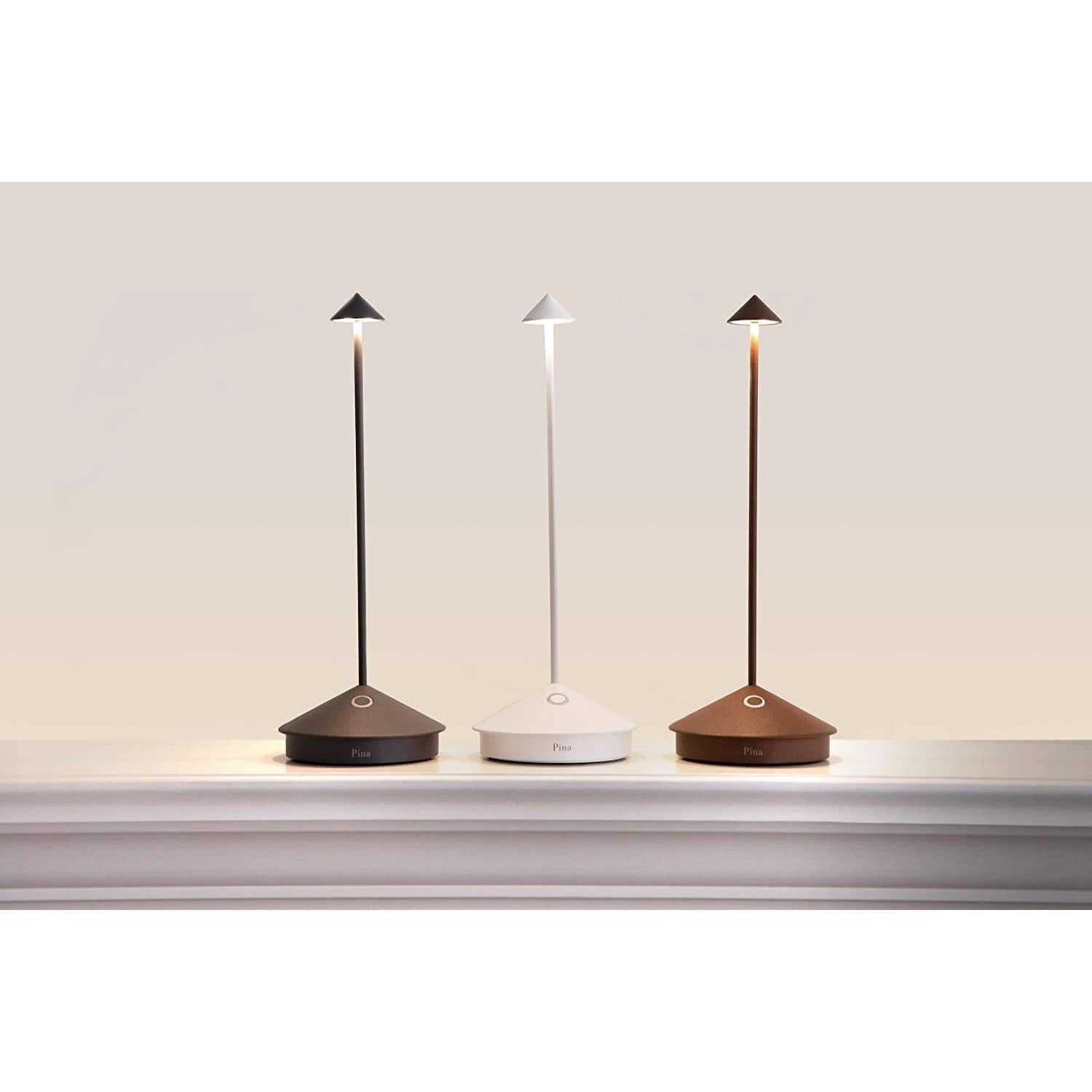 Pina Pro Cordless LED Table Lamp Dark Grey Indoor Outdoor-4