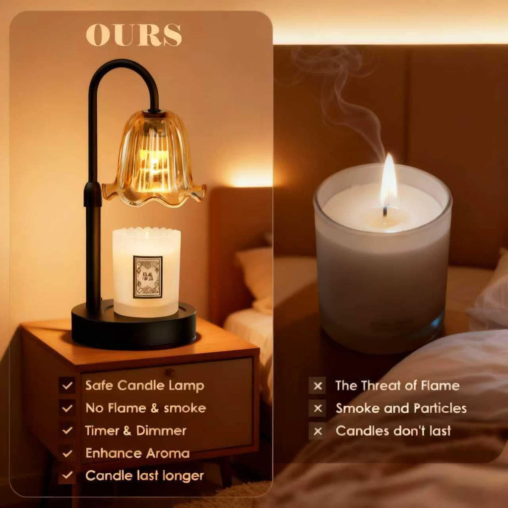 Candle Warmer Lamp With Timer Dimmer Decorations