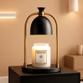 Black Flameless Candle Warmer Lamp Programmable Timer