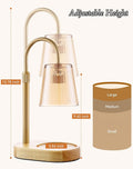 Stainless Adjustable Candle Warmer Lamp With Timer