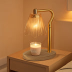 Candle Warmer Lamp With Timer Adjustable Brightness