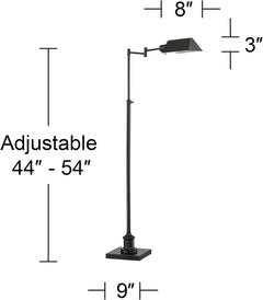 Dark Bronze Farmhouse Adjustable Floor Lamp 54Inch-3