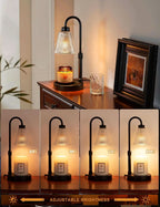 Black Dimmable Candle Warmer Lamp Programmable Timer