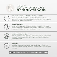 Block Print Handwoven Throw - Deepika