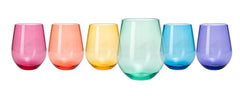 European Style Crystal, Stemmed Wine Glasses | Set of 6 | 15oz-10