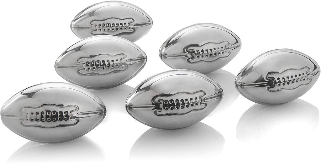 Whiskey Glasses And Football Chilling Stones Gift Set-3