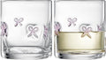 Coquete Bowtie Cocktail Juice Glass | Set of 2 | Blush Pink-0