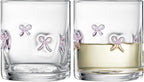 Coquete Bowtie Cocktail Juice Glass | Set of 2 | Blush Pink-0