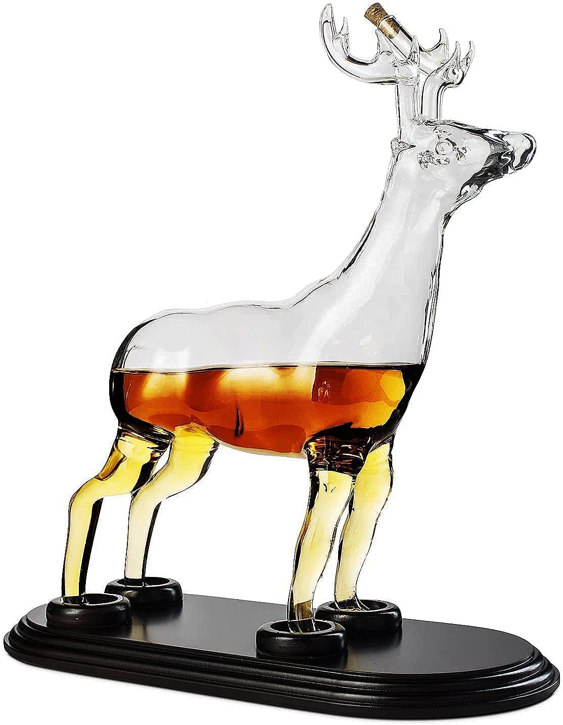 Stag Antler Crystal Decanter - 750ml-4