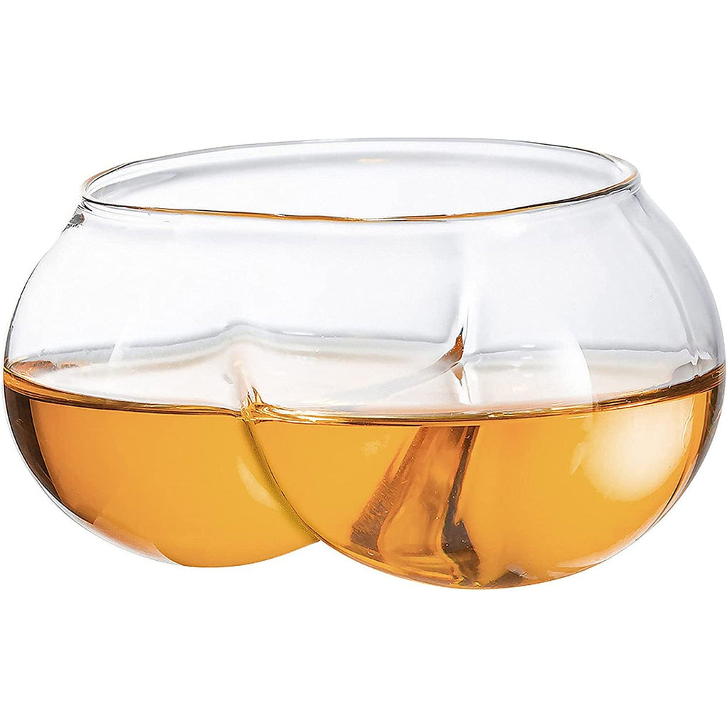 Deez Nuts Drinking Wine & Whiskey Glasses - 2 Set-4