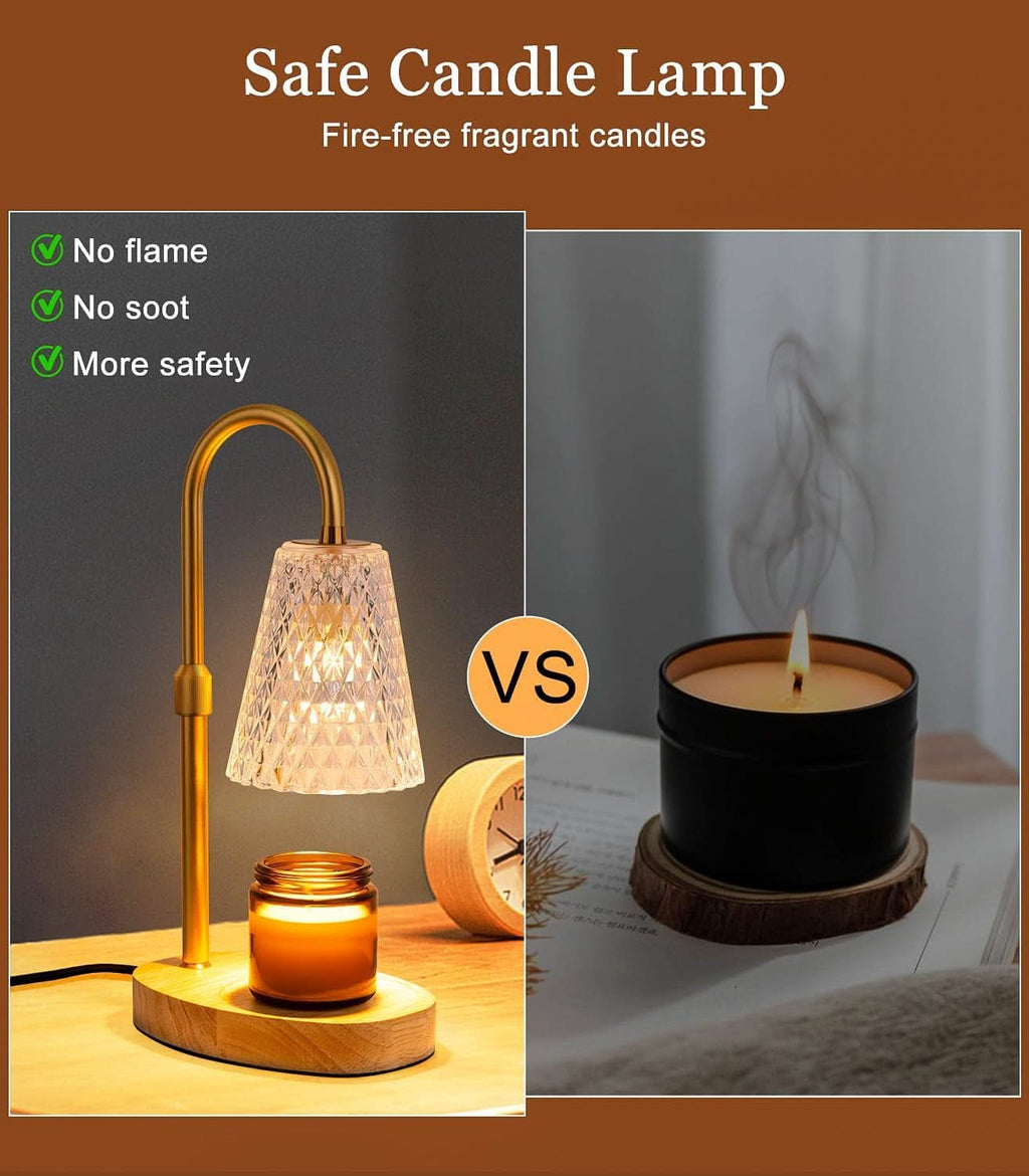 Environmentally Friendly Glass Candle Warmer Timer