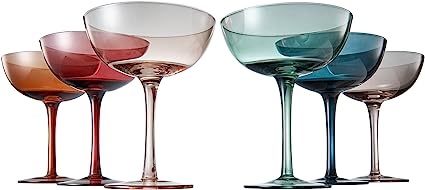 Cocktail & Champagne Coupe Glasses Coupe Cocktail Glasses 7 oz | Set of 6-2