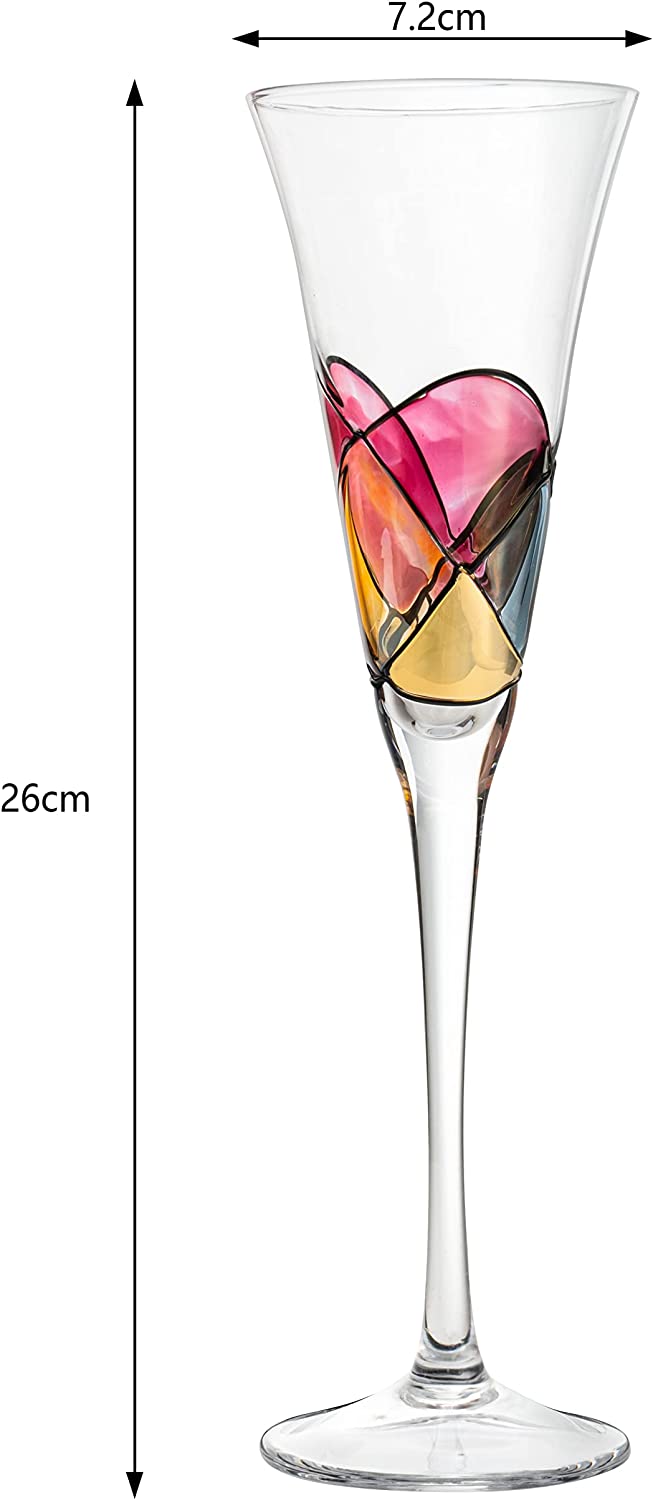 Artisanal Hand Painted Renaissance Romantic Stained Glass-4