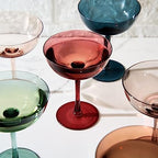 Cocktail & Champagne Coupe Glasses Coupe Cocktail Glasses 7 oz | Set of 6-4
