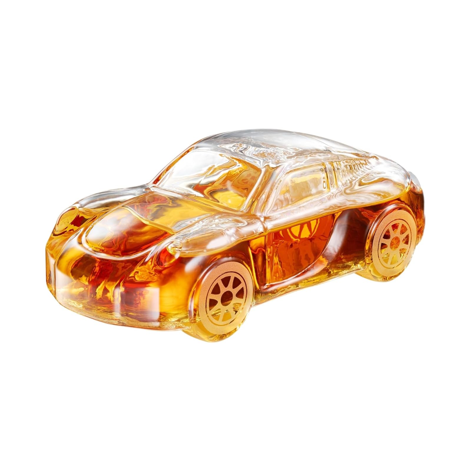 Car Whiskey Decanter 8.5oz, Nascr Porsche Coupe Sports-0